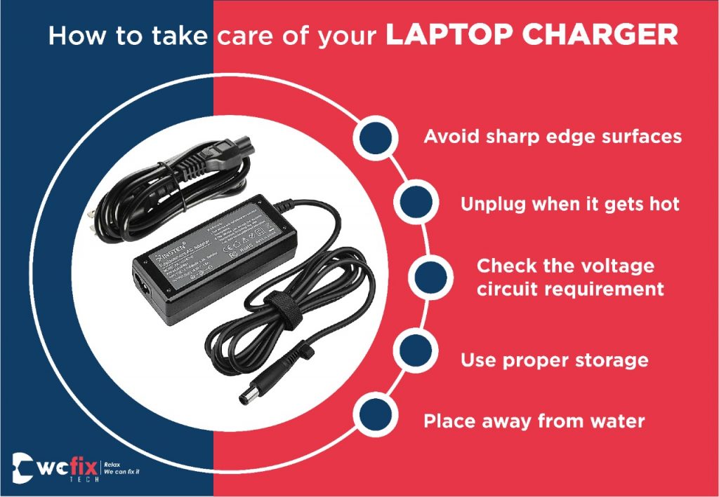 Take Care Of Your Laptop Charger In 5 Easy Steps Wefix Tech